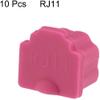 XYWHPGV 10pcs RJ11 Silicone Protector Telephone Modular Port Anti Debris Cap Cover, Rose Red(e3067 db0d6 f868f 964ea 3d49a 84705 view 2