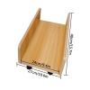 CPU Stand Simple CPU Floor Stand Mobile CPU Stand with 4 Caster Wheels Tower Desktop CPU Case Stand Cart with Protective Baffles, 3 Colors PC Tower Stand Holder (Color : Brass) (C) view 2