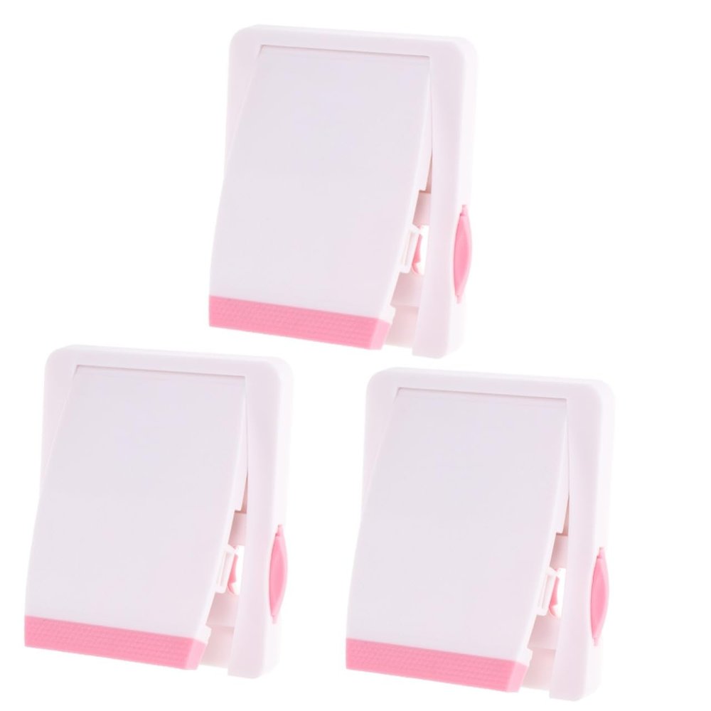 Abaodam 3pcs Door Boy Girl Lock Sliding Door Boy Girl Safety Lock Soft Pad Double Button