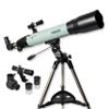 Carson Stara 80AZ Refractor Telescope for Kids & Adults, Erecting Fully Multicoated 700mm Scope Plossl Eyepieces, Steel Tripod (SR-200) view 1