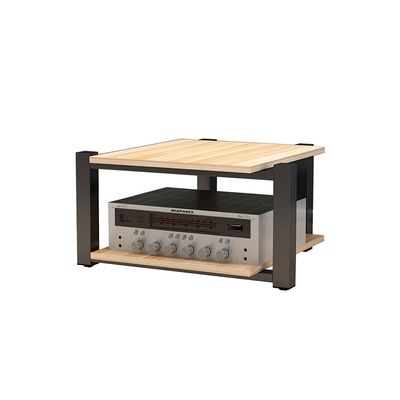 Speaker Bracket/Speakers Holder Audio Bracket Floor-Standing Audio Bracket Modern Living Room Cabinet Rack Two-Story Speaker Bracket 15.74 Inches High Heavy Duty Speaker Stand (Color : Brass) (D)