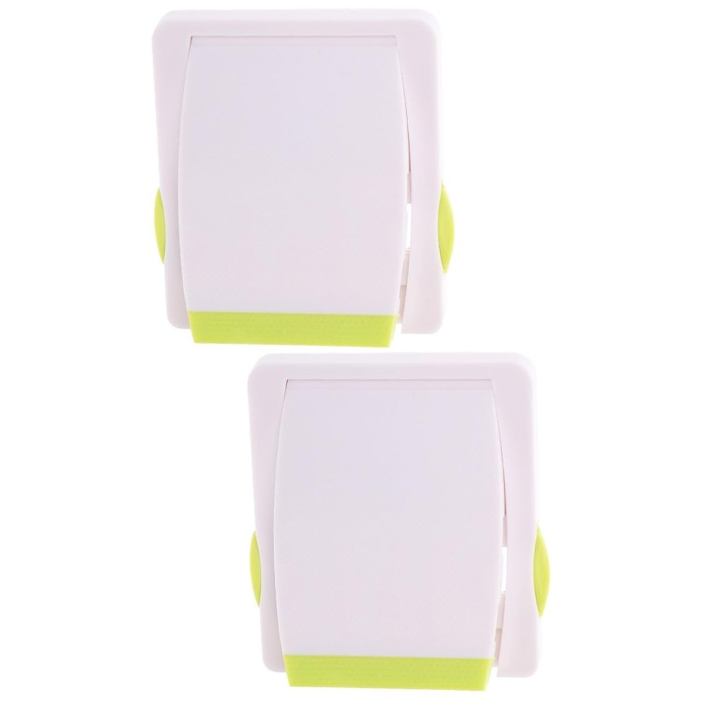 ifundom 2pcs Adhesive Sliding Window Lock for Safety Childproof Door Lock Double Button Design Easy Installation for and Doors to Prevent Accidental Openings