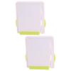 ifundom 2pcs Adhesive Sliding Window Lock for Safety Childproof Door Lock Double Button Design Easy Installation for and Doors to Prevent Accidental Openings view 1
