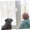 ifundom 2pcs Adhesive Sliding Window Lock for Safety Childproof Door Lock Double Button Design Easy Installation for and Doors to Prevent Accidental Openings view 4