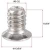 XYWHPGV #6-32 x 15/64" Phillips Flat Head Screws Fastener Silver Tone for Laptop PC TV Fan Audio Switch 120pcs(3337f 53fa4 f936e 3ddfd a6f59 e1888 view 3