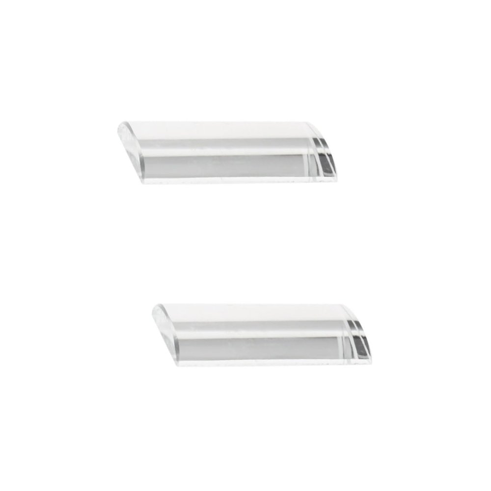 Housoutil 2pcs u Curved Glass Adhesive Pallet Holder for Eyelash Extensions Reusable Organizer for Easy Application Essential Tool for