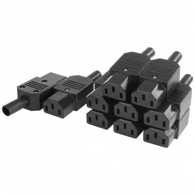 BOXONLY C13 Female IEC320 Connector Assembly Adapter Rewirable Plug AC250V 10A 3 Terminals Power Socket,10 pcs
