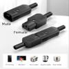 BOXONLY C13 Female IEC320 Connector Assembly Adapter Rewirable Plug AC250V 10A 3 Terminals Power Socket,10 pcs view 3