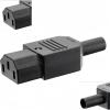 BOXONLY C13 Female IEC320 Connector Assembly Adapter Rewirable Plug AC250V 10A 3 Terminals Power Socket,10 pcs view 4