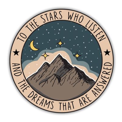 314PI (3pcs) (New) to The Stars Who Listen Sticker, Inspirational Stickers, Water Assitant for Laptop, Phone, Kindle Stickers, Mental Health Stickers, Mental Health Awareness (Size 2")