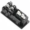 BOXONLY C8-8 2 Pins 1.5mm Panel Mount Plug Adapter Buckle AC 250V 2.5A Mount Plug Adapter Straight with 4P ON-Off Switch,1pcs view 2
