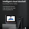 Video Doorbell Intercom with Monitor System, Smart Home Video Intercom Door Phone Kits, 8MP 170 Wide Angle Camera, 4.3 Inch Screen, for Apartment view 3