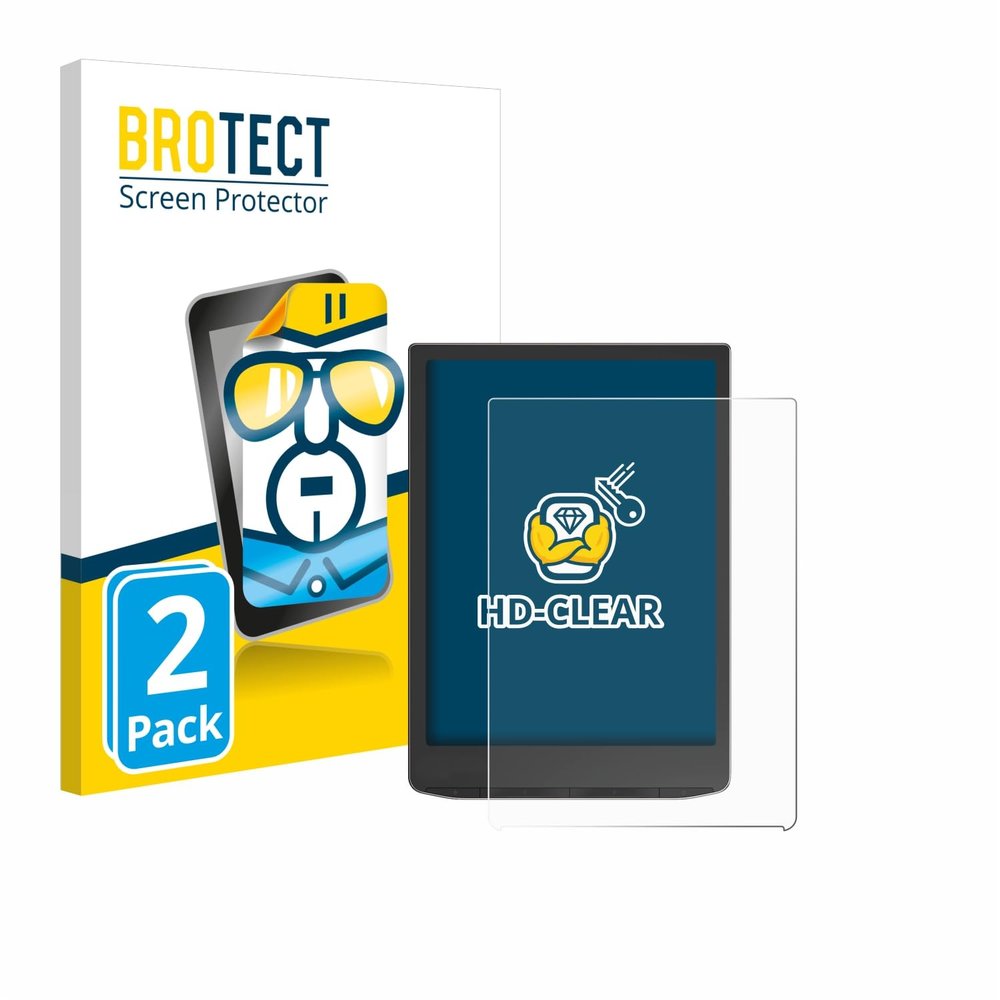 brotect 2-Pack Screen Protector for Vivlio InkPad 4 - HD-Clear Protection Film