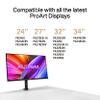 ASUS ProArt Desk Mount Kit (ACL02) Supports Most 24 to 34 Proart Displays, C-Clamp, Mounting Base, Ergonomic Adjustments, Clean Desk Setup, Free Up Desk Space, Quick and Easy Set-up, Minimal view 3