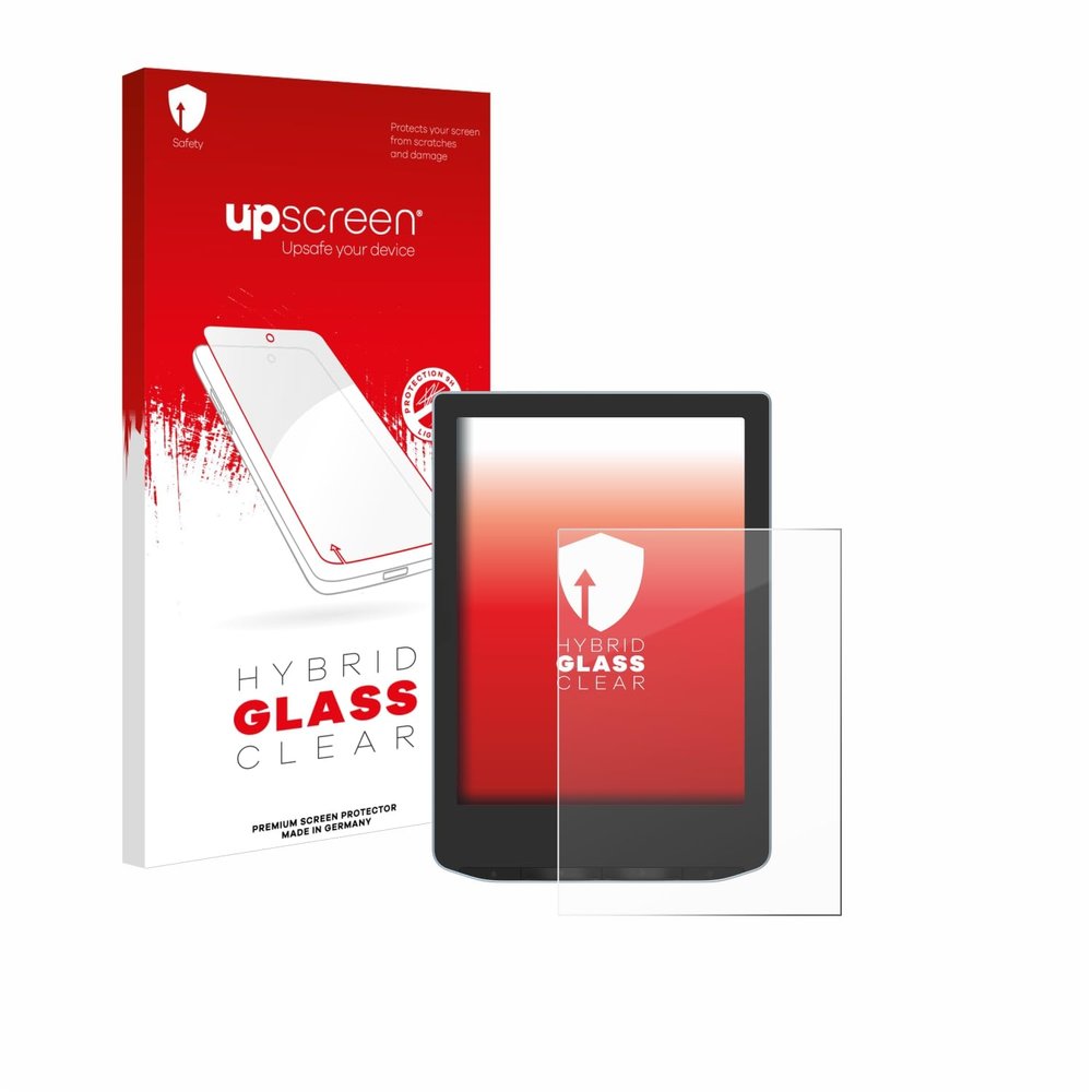 upscreen Screen Protector Film Compatible with Vivlio Light HD/Color - 9H Glass Protection, Extreme Scratch Resistant