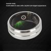 Smart Ring, Bluetooth Smart Ring Health Sleep Monitoring Step Counter Remote Camera, IP68 Waterproof Intelligent Wearable Device for Android for iOS Silver (12) view 3