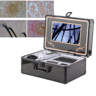BusoTh Hair Scalp Detector, Professional 50X 200X Skin Camera, Hair Flexibility Test for Hair Moisture Test (US Plug), BusoThpqku410dxf-12
