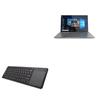 BoxWave Keyboard Compatible with Hasee X4-2020S3 (14 in) - MediaOne Keyboard with TouchPad, USB Fullsize PC Wireless TrackPad - Jet Black view 1
