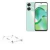 BoxWave Stand and Mount Compatible with itel P40 - Pocket Aluminum Stand 3-in-1, Portable Multi Angle Viewing Riser - Metallic Silver view 1
