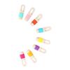 DirectNine Basics 3sets Multi-Function Tangle- Headphone Cord Keeper Reusable Cord Winder for Earbuds and Data Lines 8pcs*3 Random Color view 4