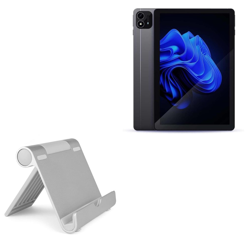 BoxWave Stand and Mount Compatible with itel Pad One - VersaView Aluminum Stand, Portable, Multi Angle Viewing Sturdy