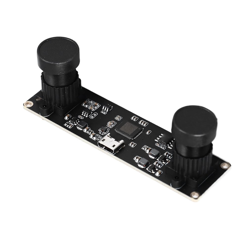 4MP Lens USB Camera Module, 4MP Synchronized Lens USB Camera Module Mini USB Camera Board 1080P 3D VR Distance Measurement 72, Webcams