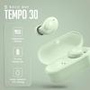 Back Bay Audio Tempo 30 Wireless Earbuds for Small Ears - Award-Winning Sound, Sweatproof Bluetooth Earbuds, Tech Fitness Gifts for Men, Comfortable Bluetooth Ear Buds for Women - Mint Green view 4