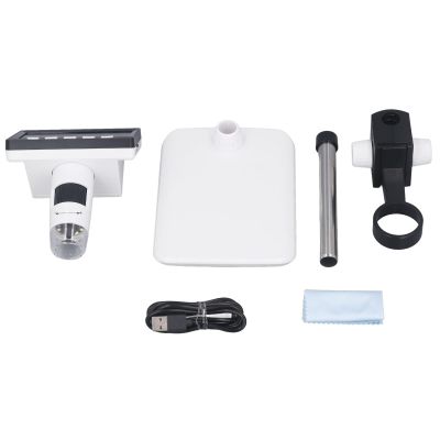 4.3in Digital Electron Microscope, Digital Electron Microscope,50-1000X,4.3in Screen 2MP HD Camera with Light and Stand for, USB Microscopes