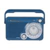 Studebaker SB2002BL Portable AM/FM Radio with Headphone Jack and Aux-in Jack with AC/DC Power (Blue) view 2
