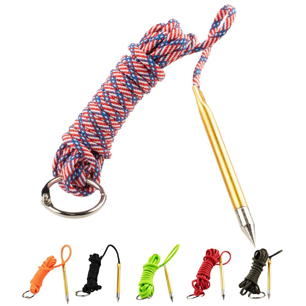 Fish Stringers  10- & 20-Foot Lengths  30+ Colors to Choose from! (Stars 'N' Stripes 20 Feet)