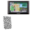 BoxWave Case Compatible with Garmin Nuvi 66LM - Snow Leopard Plush SlipSuit, Animal Leopard Print Padded Soft Sleeve view 1