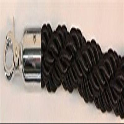 212 Main 60 in. Braided Rope with Mirror Closable Hook - Black
