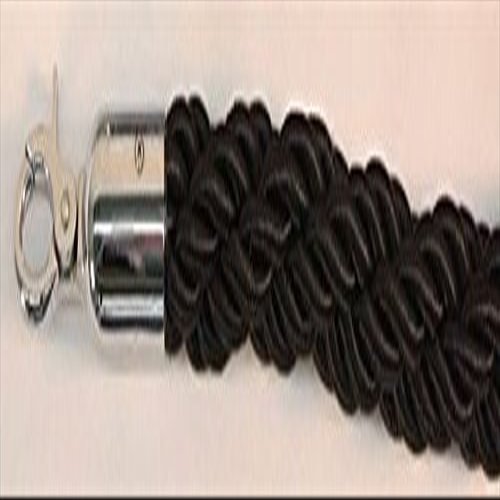 212 Main 60 in. Braided Rope with Mirror Closable Hook - Black
