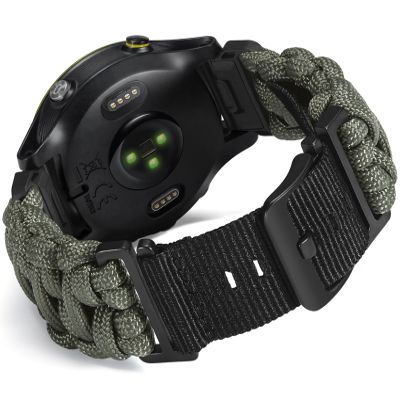 BINLUN Compatible with Garmin Watch Band 20mm/22mm/26mm 550 Paracord Rugged Military Braided Nylon Watch Strap Design for Garmin Fenix/Fit for Forerunner for MARQ for Descent