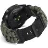 BINLUN Compatible with Garmin Watch Band 20mm/22mm/26mm 550 Paracord Rugged Military Braided Nylon Watch Strap Design for Garmin Fenix/Fit for Forerunner for MARQ for Descent view 1