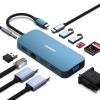 BENFEI 11-in-1 USB C Hub Triple Display Docking Station Dual HDMI, VGA, 3*USB 3.0, 1Gbps Ethernet, 100W Power Delivery, SD/TF Card Reader, 3.5mm AUX Audio Compatible with MacBook XPS Surface view 1