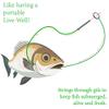 Fish Stringers 10- & 20-Foot Lengths 30+ Colors to Choose from! (Red 20 Feet) view 4