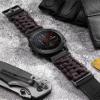 BINLUN Compatible with Garmin Watch Band 20mm/22mm/26mm 550 Paracord Rugged Military Braided Nylon Watch Strap Design for Garmin Fenix/Fit for Forerunner for MARQ for Descent view 3