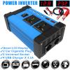 YHJLZNA 500W Car Power Inverter 12V to 110V/220V Converter with USB Power Inverters for Vehicles,Road Trip Essentials Camping Accessories Blue(Size:110V) view 2