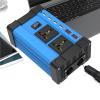 YHJLZNA 500W Car Power Inverter 12V to 110V/220V Converter with USB Power Inverters for Vehicles,Road Trip Essentials Camping Accessories Blue(Size:110V) view 4