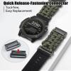 BINLUN Compatible with Garmin Watch Band 20mm/22mm/26mm 550 Paracord Rugged Military Braided Nylon Watch Strap Design for Garmin Fenix/Fit for Forerunner for MARQ for Descent view 2