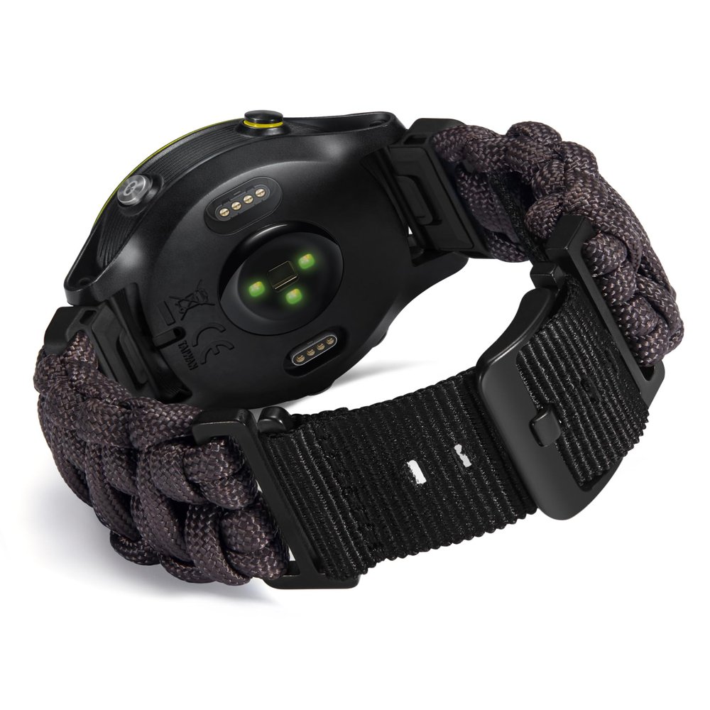 BINLUN Compatible with Garmin Watch Band 20mm/22mm/26mm 550 Paracord Rugged Military Braided Nylon Watch Strap Design for Garmin Fenix/Fit for Forerunner for MARQ for Descent