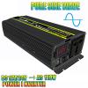 YHJLZNA Power Inverter Pure Sine Wave 1000W 12V/24V to 110V Converter Outlets Car Inverter with USB Port Peak Power 2000W Car Power Inverter DC to AC(Size:12V) view 3