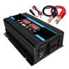 YHJLZNA 300W Pure Sine Wave Inverter 12V to 110V/220V Converter for Home,RV,Truck,Solar Power Inverter 12V to 110V/220V Inverter Power Inverter Power Converter(Size:110V,Color:Black) view 1