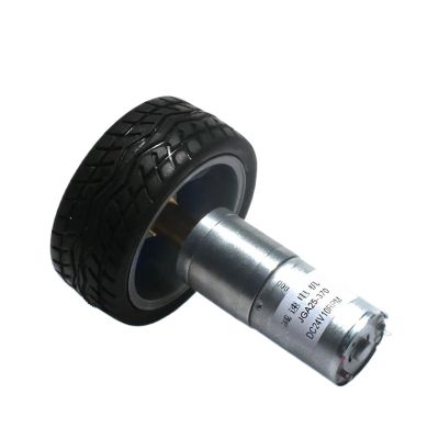 25GA370 DC Reduction Motor Intelligent Car Set Motor Bracket Coupling 65MM Wheel Model (Size : 620RPM, Color : 6V)