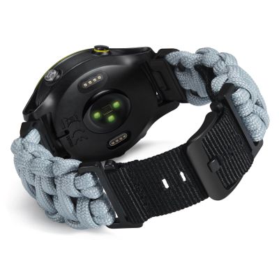 BINLUN Compatible with Garmin Watch Band 20mm/22mm/26mm 550 Paracord Rugged Military Braided Nylon Watch Strap Design for Garmin Fenix/Fit for Forerunner for MARQ for Descent