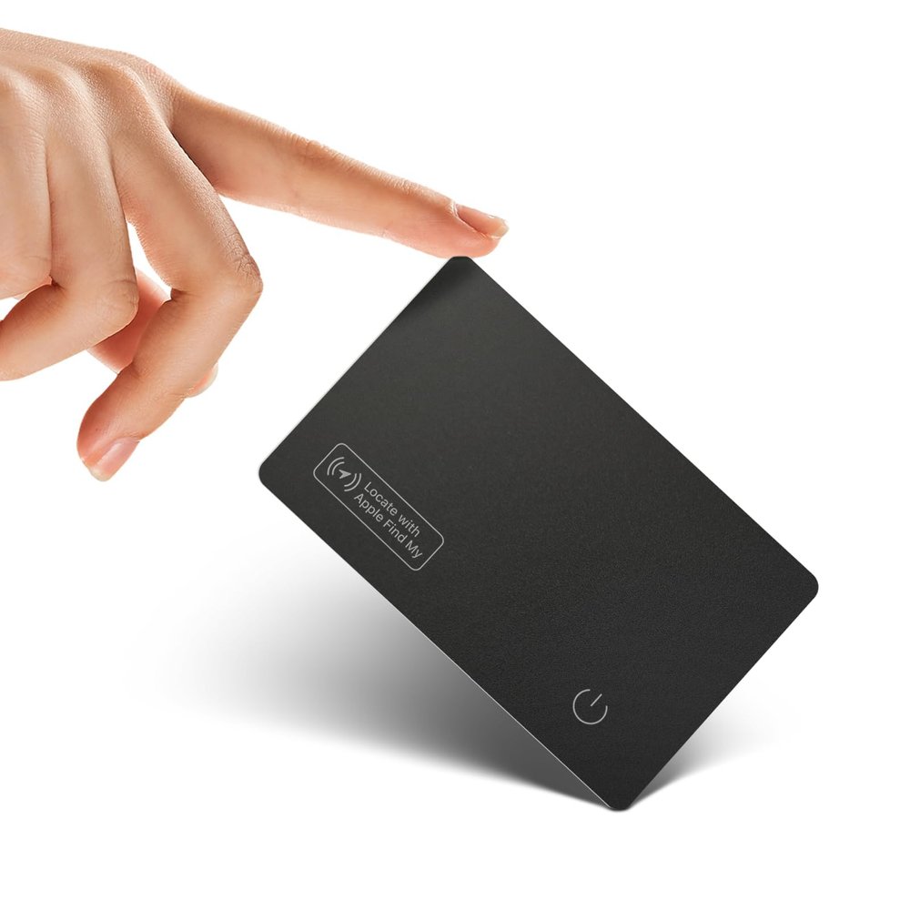 VODESON Waterproof Smart Wallet Tracker Card - Works with Apple Find My, Wireless Charging, Ideal for Luggage, Phones, Passports - IP68, iOS Compatible Key Finder