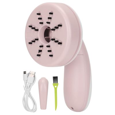 Desktop Cleaner, Mini Table Cleaner, Rechargeable Handheld Mini Small Desktop Hair Dust Cleaner, Dust Sweeper Higher Suction More Durable(Pink)