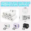 Kids Instant Camera Refill Print Paper 9 Rolls - Photo Printer Thermal Paper Rolls Instant Print Camera Refill Paper for Kids Instant Camera and Portable Cash Registers Mobile Printer view 3