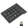 18 Keys Number Numpad Wireless Numeric Keypad Numeric Keypad 2.4g Wireless Numeric Keypad Chocolate Keys Plug And Play 18 Keys Number Numpad for Bank Accountant view 2